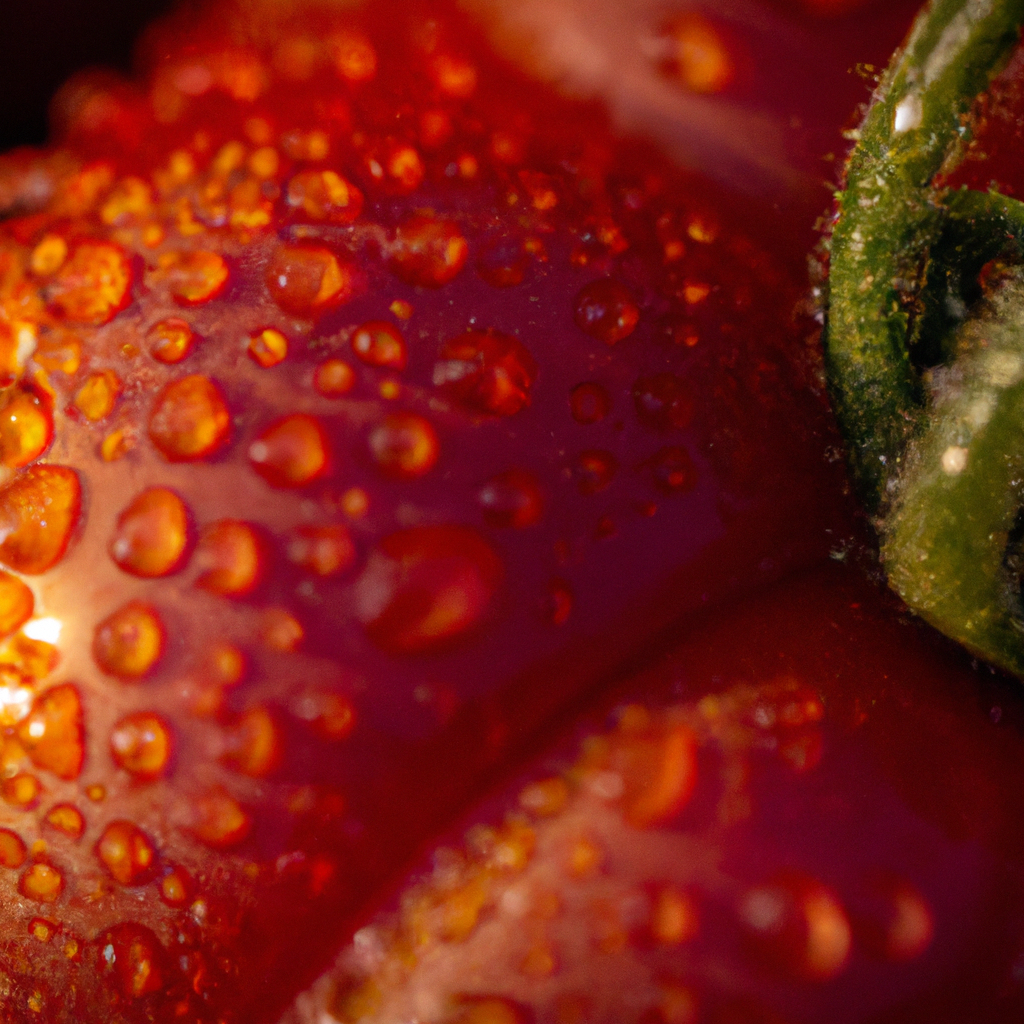 Tomates heritage de Limache con rocío al amanecer